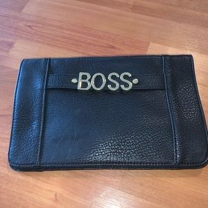 Hugo Boss Leather Clutch